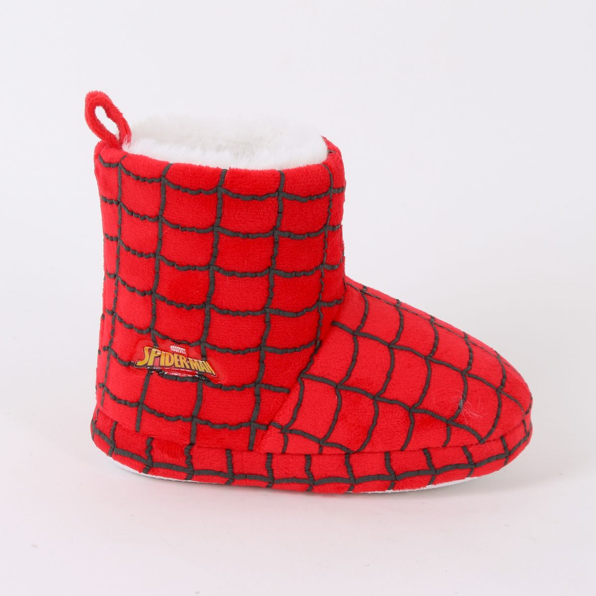 MARVEL - Pantufla Bota Niño Invernal Telaraña Spiderman Rojo Marvel