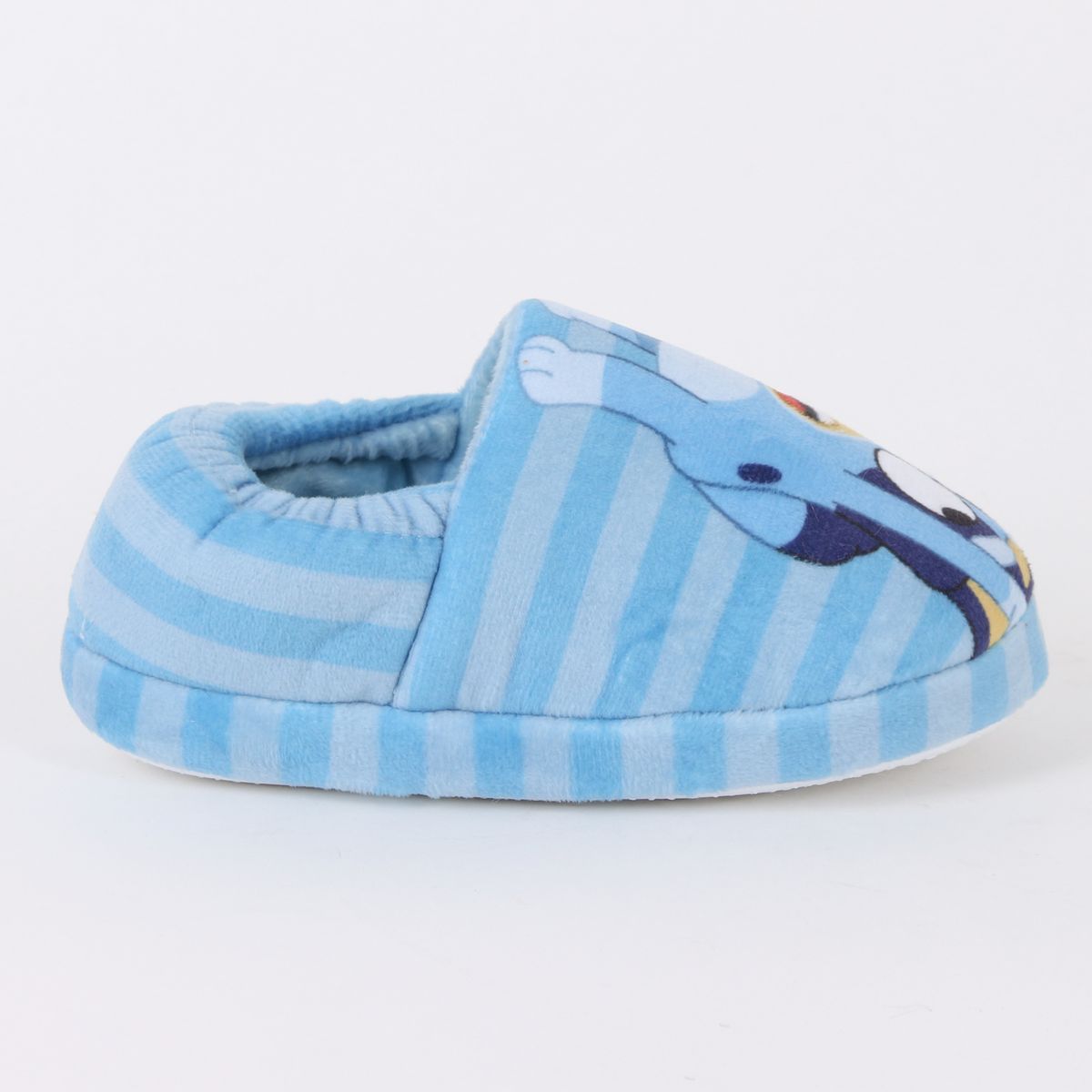BLUEY - Pantufla Niño Rayas Saltando Celeste Bingo & Bluey