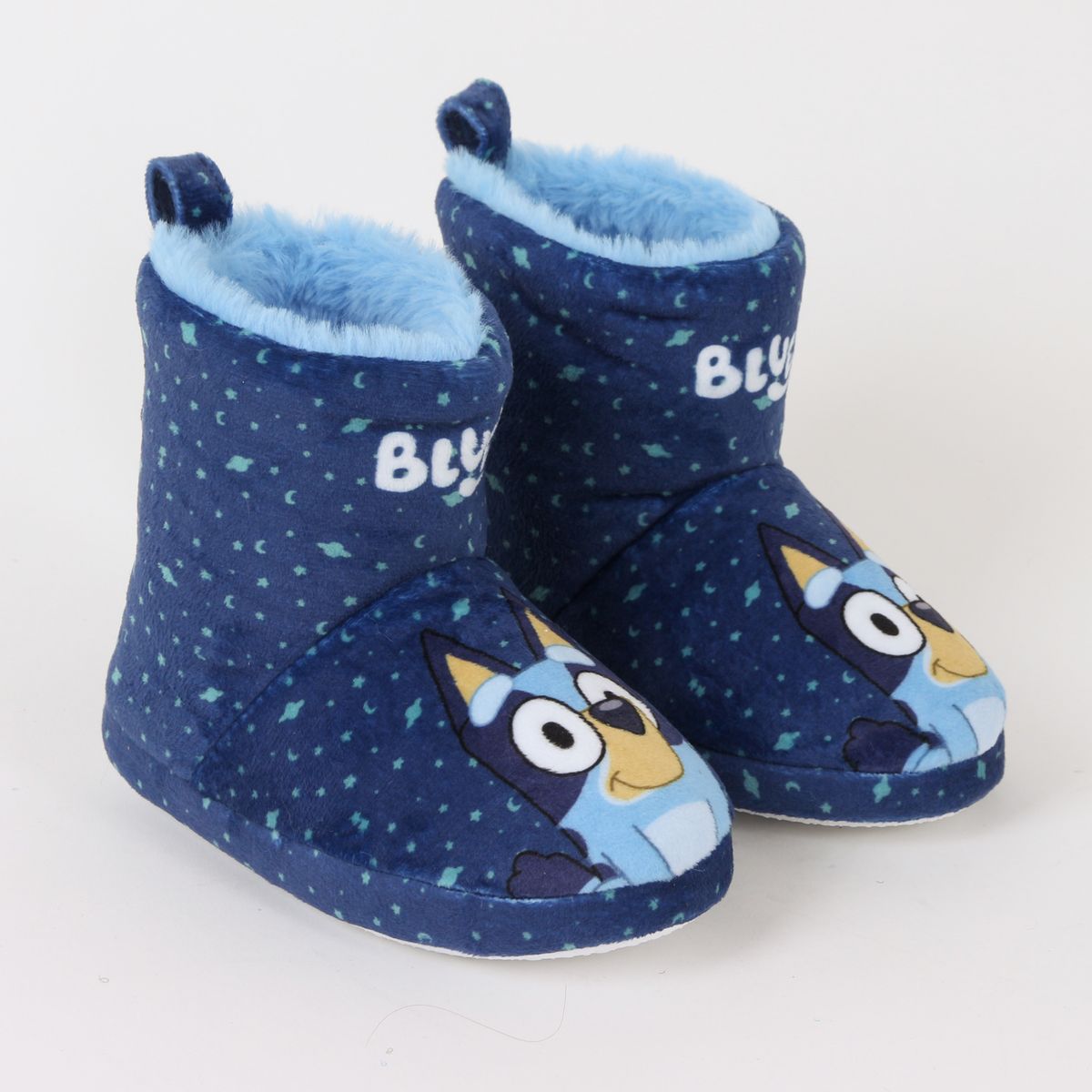 BLUEY - Pantufla Bota Niño Invernal Cielo Nocturno Azul Bluey