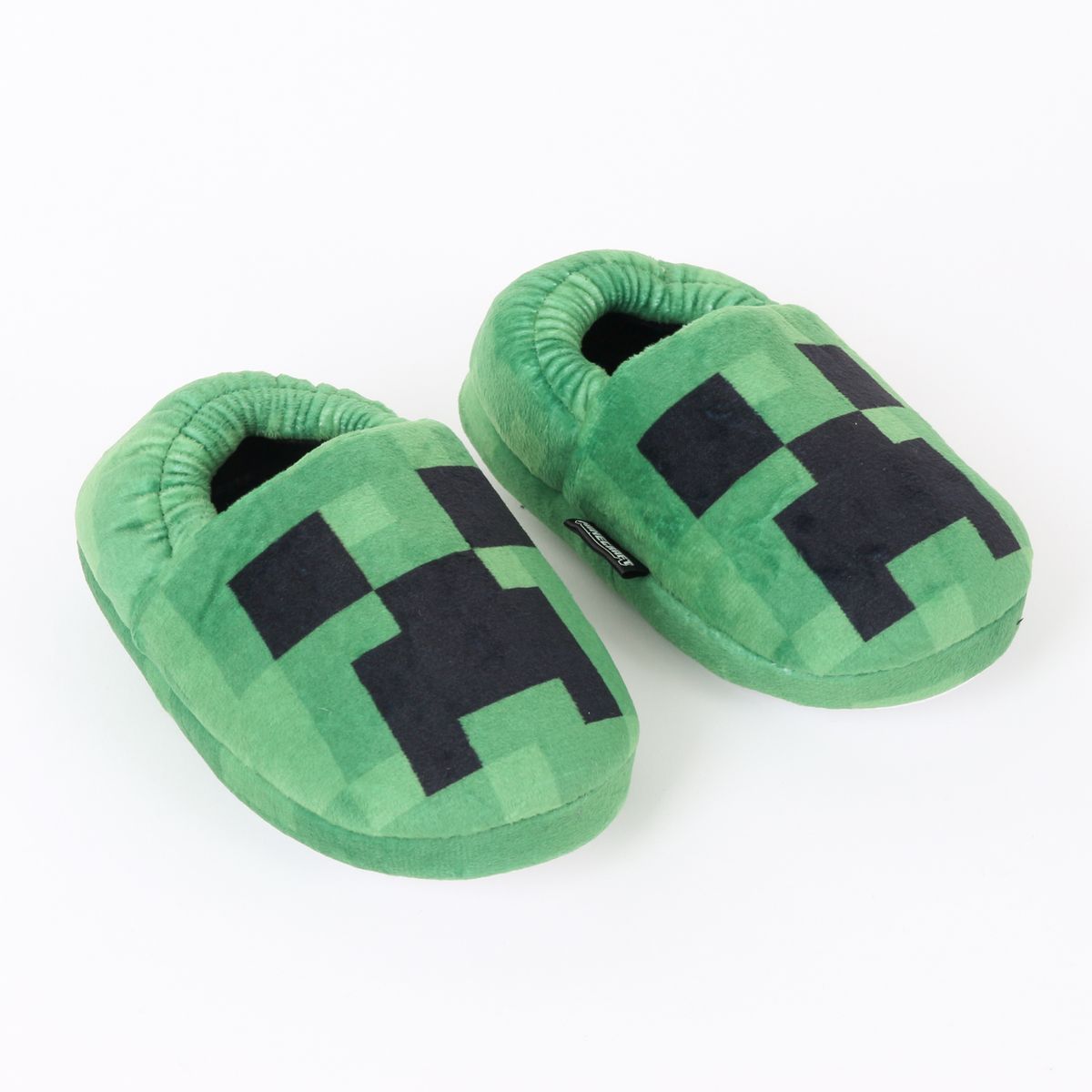MINECRAFT - Pantufla Niño Creeper Face Verde Minecraft