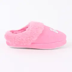 BARBIE - Pantufla Niña Invernal Logo Rosado