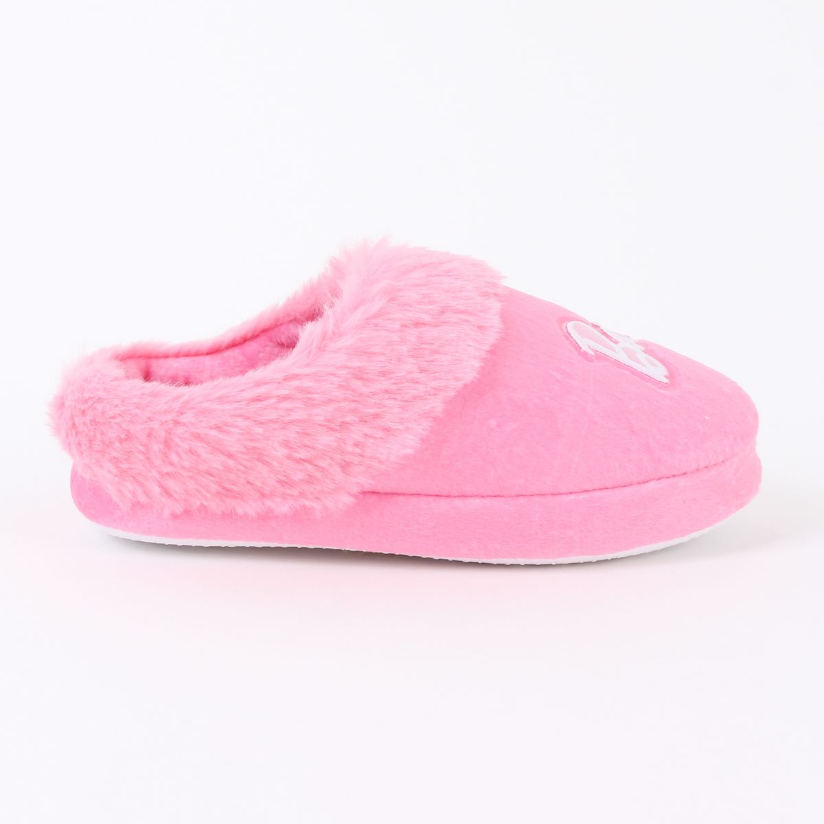 BARBIE - Pantufla Niña Invernal Logo Rosado Barbie