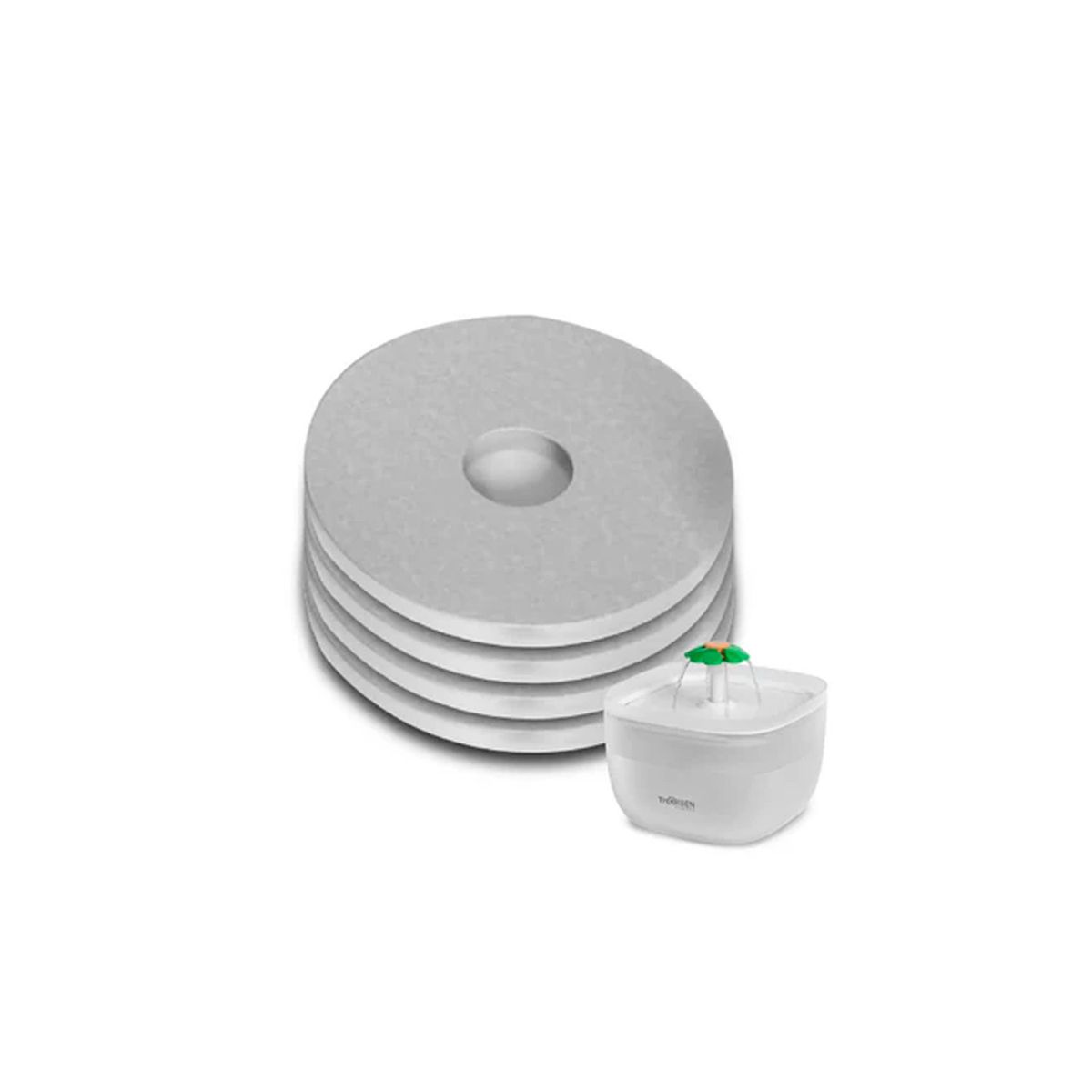 THORBEN - Filtro Fuente Agua Mascotas Thorben 4 Filter Water Fountain