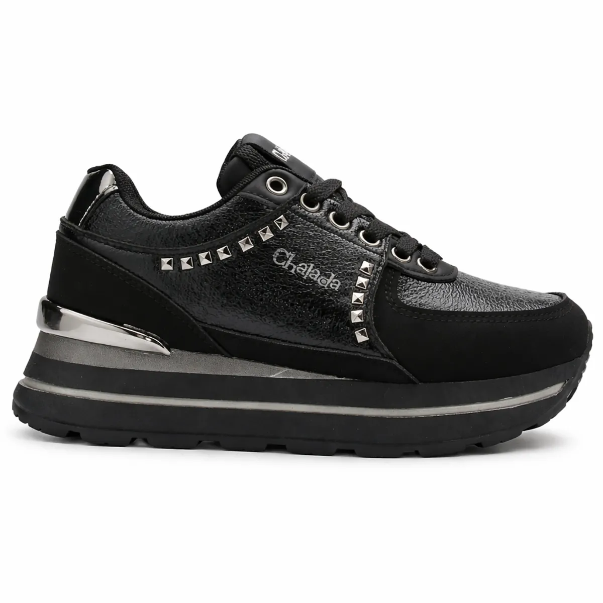 CHALADA - Zapatilla Negro Mujer Urbano Chalada Orbit
