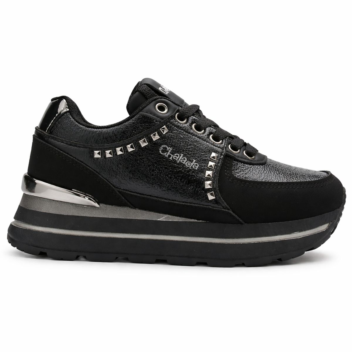 CHALADA - Zapatilla Negro Mujer Urbano Chalada Orbit