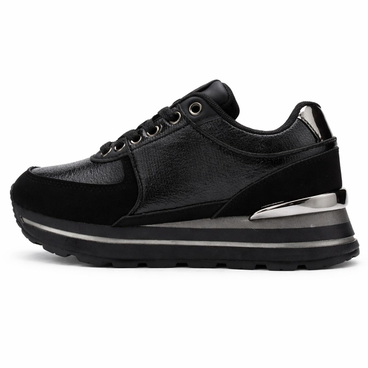 CHALADA - Zapatilla Negro Mujer Urbano Chalada Orbit