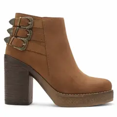 CHALADA - Botin Tostado Mujer Casual Ella