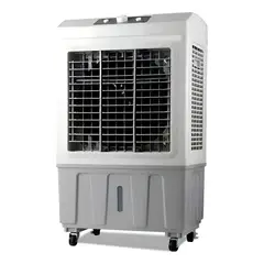 GENERICO - Enfriador Evaporativo De Aire Con Ruedas Industrial 40 Litro Blanco