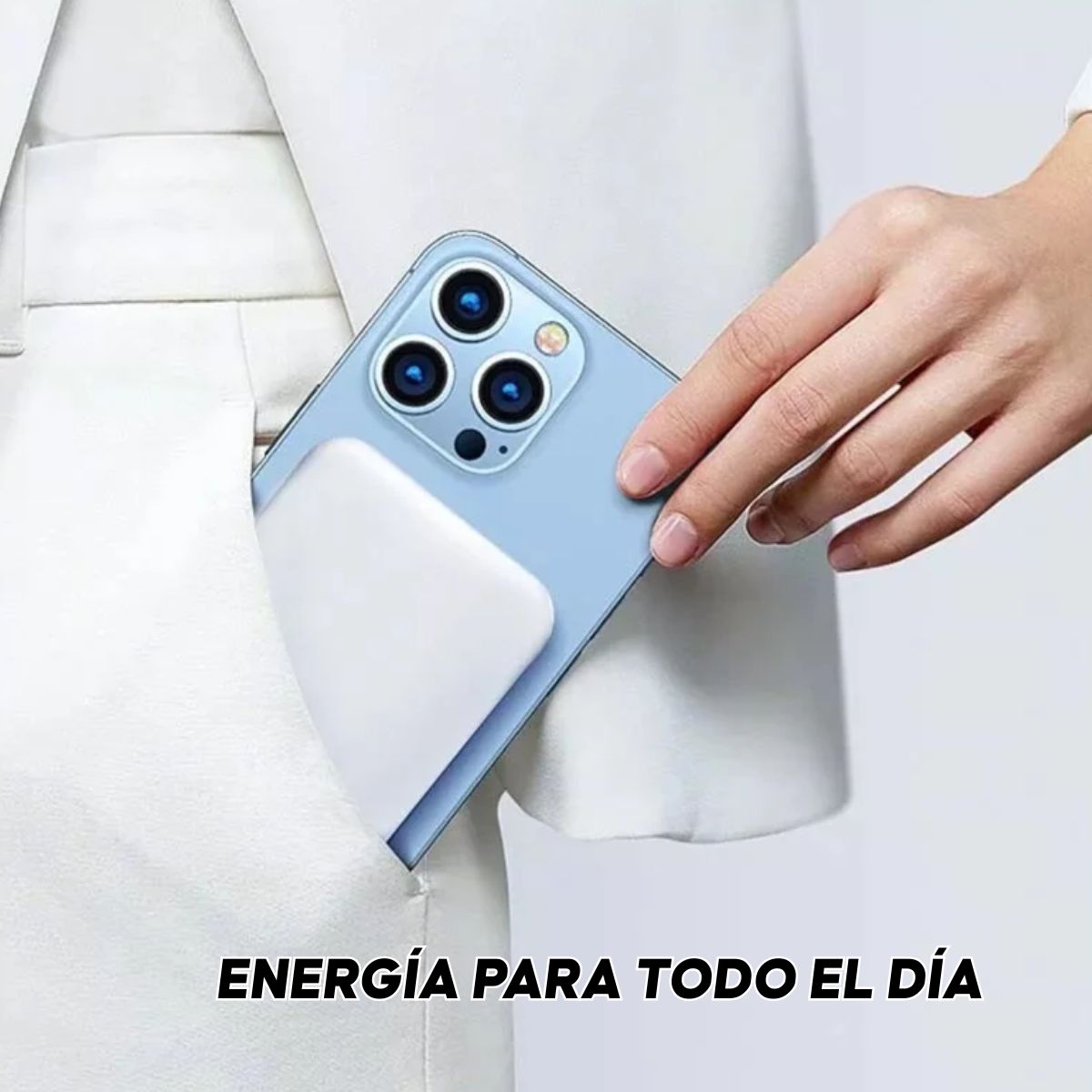 GENERICO - Cargador Portátil 10000mah Magnético iPhone Android