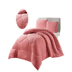 GENERICO - PLUMON DE INVERNO 2 PLAZAS ROSADO