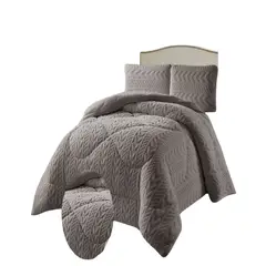 GENERICO - PLUMON DE INVERNO 2 PLAZAS GRIS