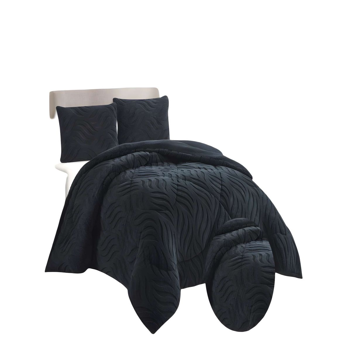 GENERICO - PLUMON DE INVERNO  2 PLAZAS NEGRO_.
