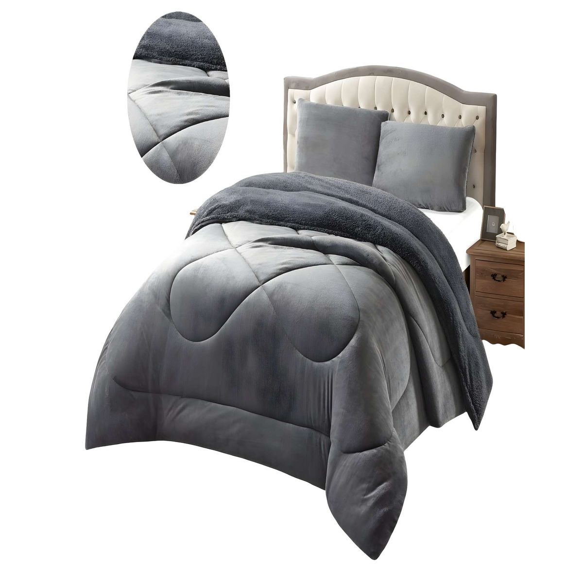 GENERICO - PLUMON  PLUSH CON CHIPORRO PLAZA Y MEDIA GRIS