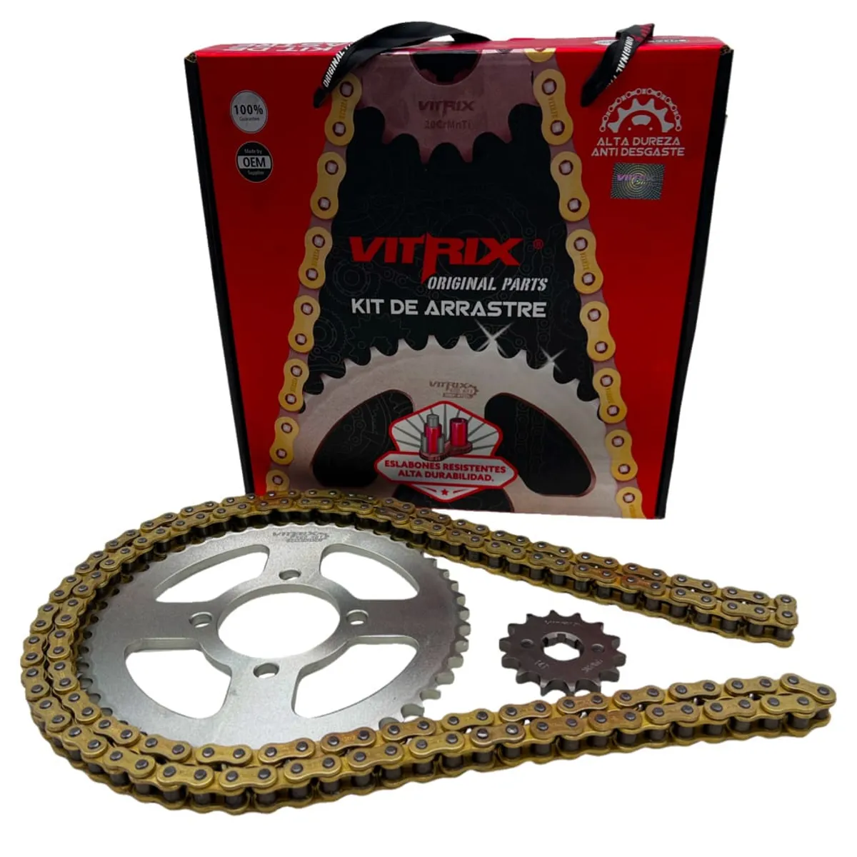 GENERICO - KIT TRANSMISION XTZ-125 1448 428H-140L VITRIX