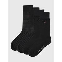 Pack De 2 Calcetines De Rayas Pequeñas Negro