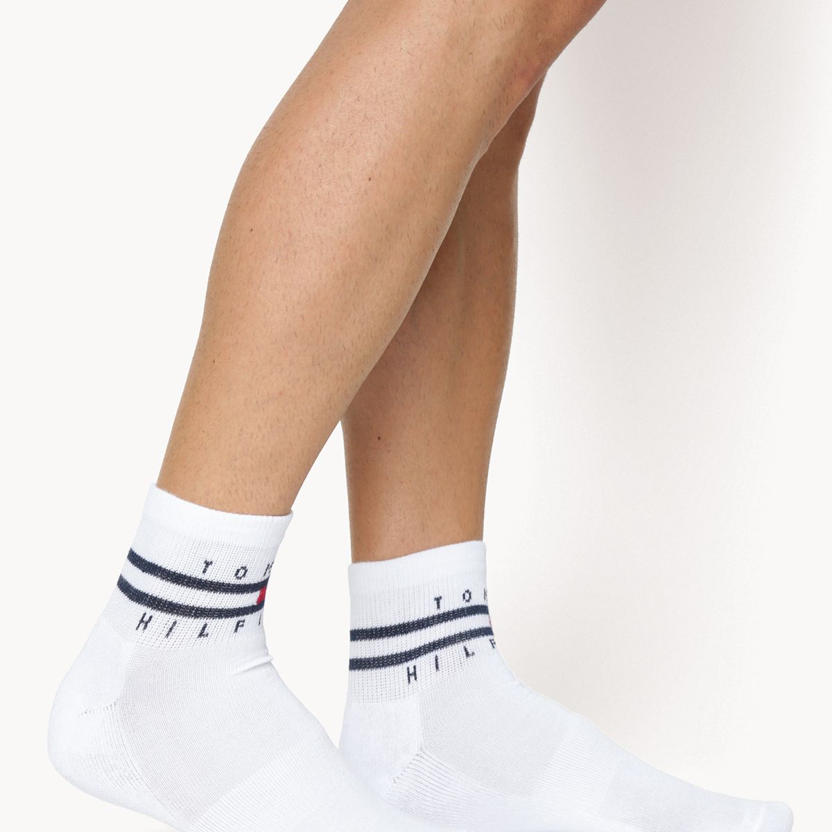 TOMMY HILFIGER - Pack De 6 Pares De Calcetines Athletic Blanco Tommy Hilfiger