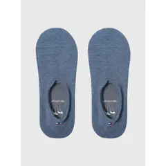 TOMMY HILFIGER - Pack De 2 Pares De Calcetines Tobilleros Azul