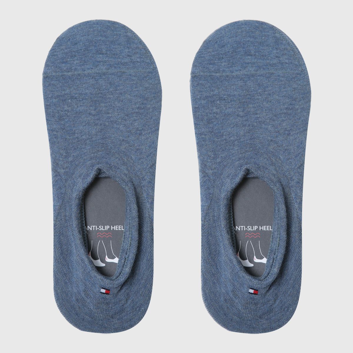 TOMMY HILFIGER - Pack De 2 Pares De Calcetines Tobilleros Azul Tommy Hilfiger