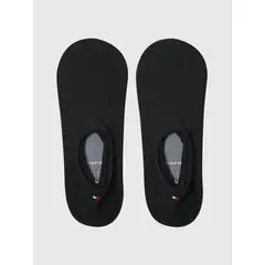 TOMMY HILFIGER - Pack De 2 Pares De Calcetines Tobilleros Negro