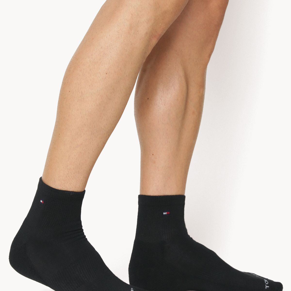 TOMMY HILFIGER - Pack De 6 Pares De Calcetines Athletic Negro Tommy Hilfiger
