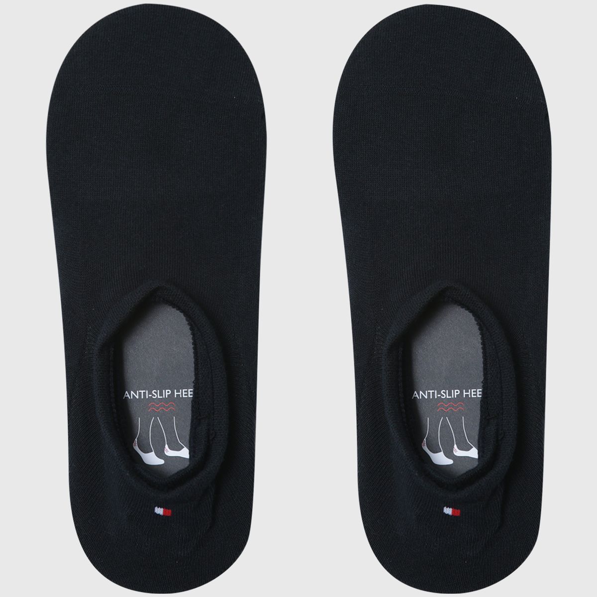 TOMMY HILFIGER - Pack De 2 Pares De Calcetines Tobilleros Negro Tommy Hilfiger
