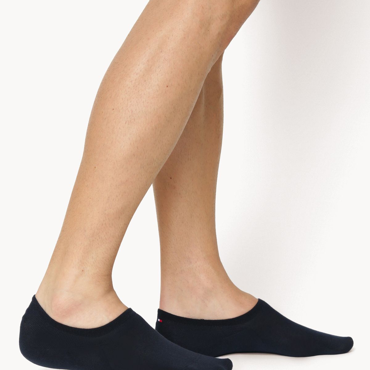 TOMMY HILFIGER - Pack De 2 Pares De Calcetines Tobilleros Negro Tommy Hilfiger