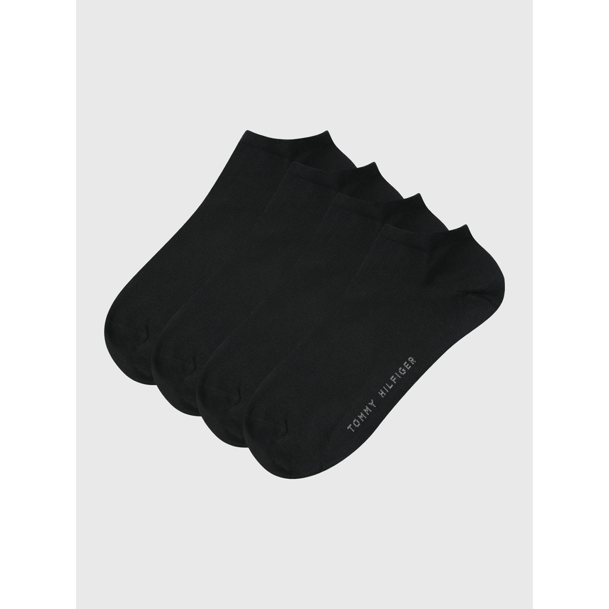 TOMMY HILFIGER - Pack De 2 Pares De Calcetines Con Logo Negro Tommy Hilfiger