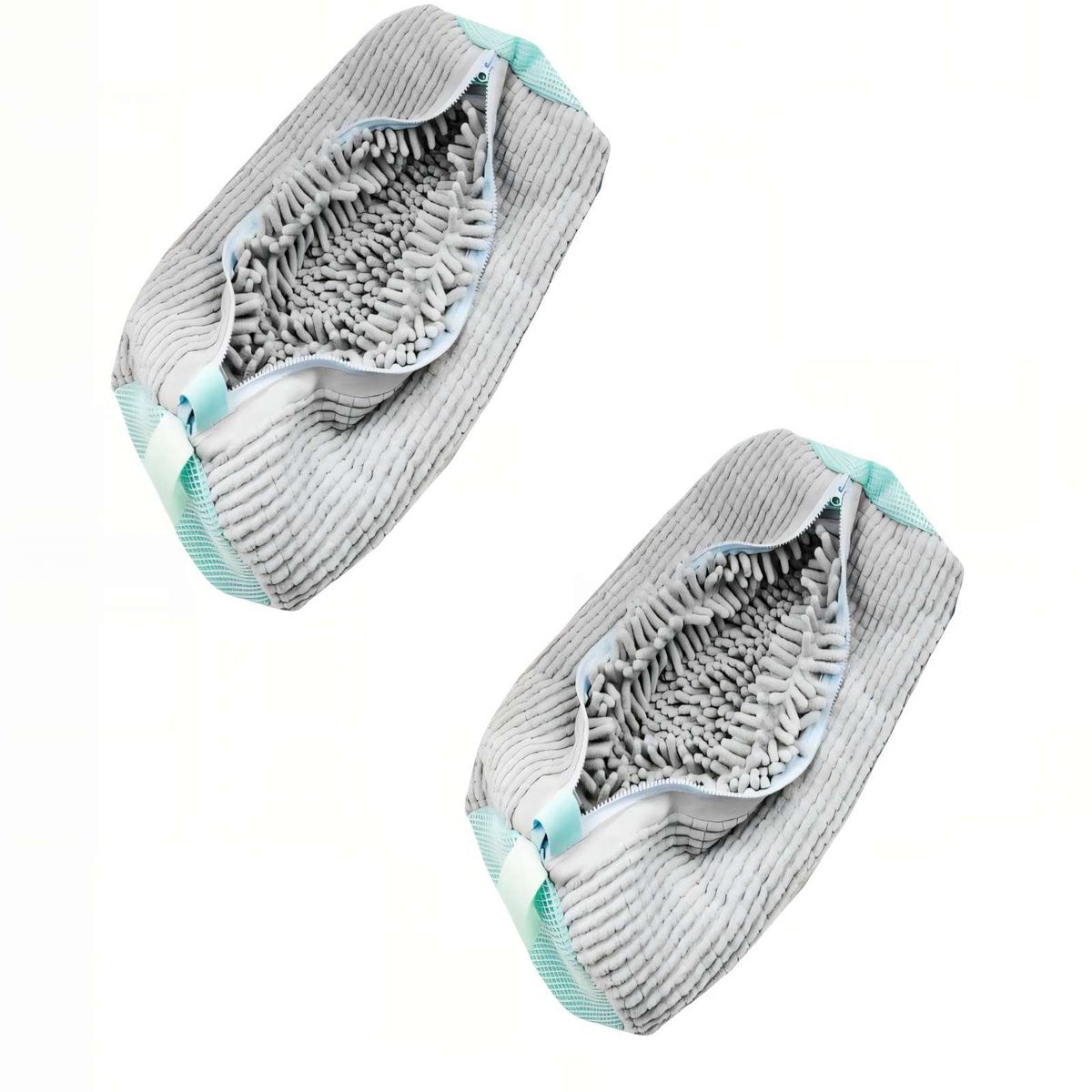 GENERICO - SET DE 2 BOLSAS CON CREMALLERA YKK PARA LAVAR ZAPATOS  COLOR AMARILLO