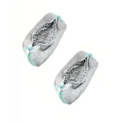 GENERICO - SET DE 2 BOLSAS CON CREMALLERA YKK PARA LAVAR ZAPATOS COLOR AMARILLO