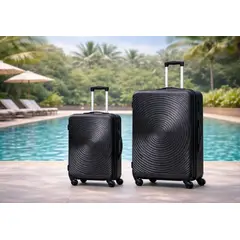 GENERICO - Pack de 2 Maletas Rigidas 10 kg y 18 kg Cabina y Medina