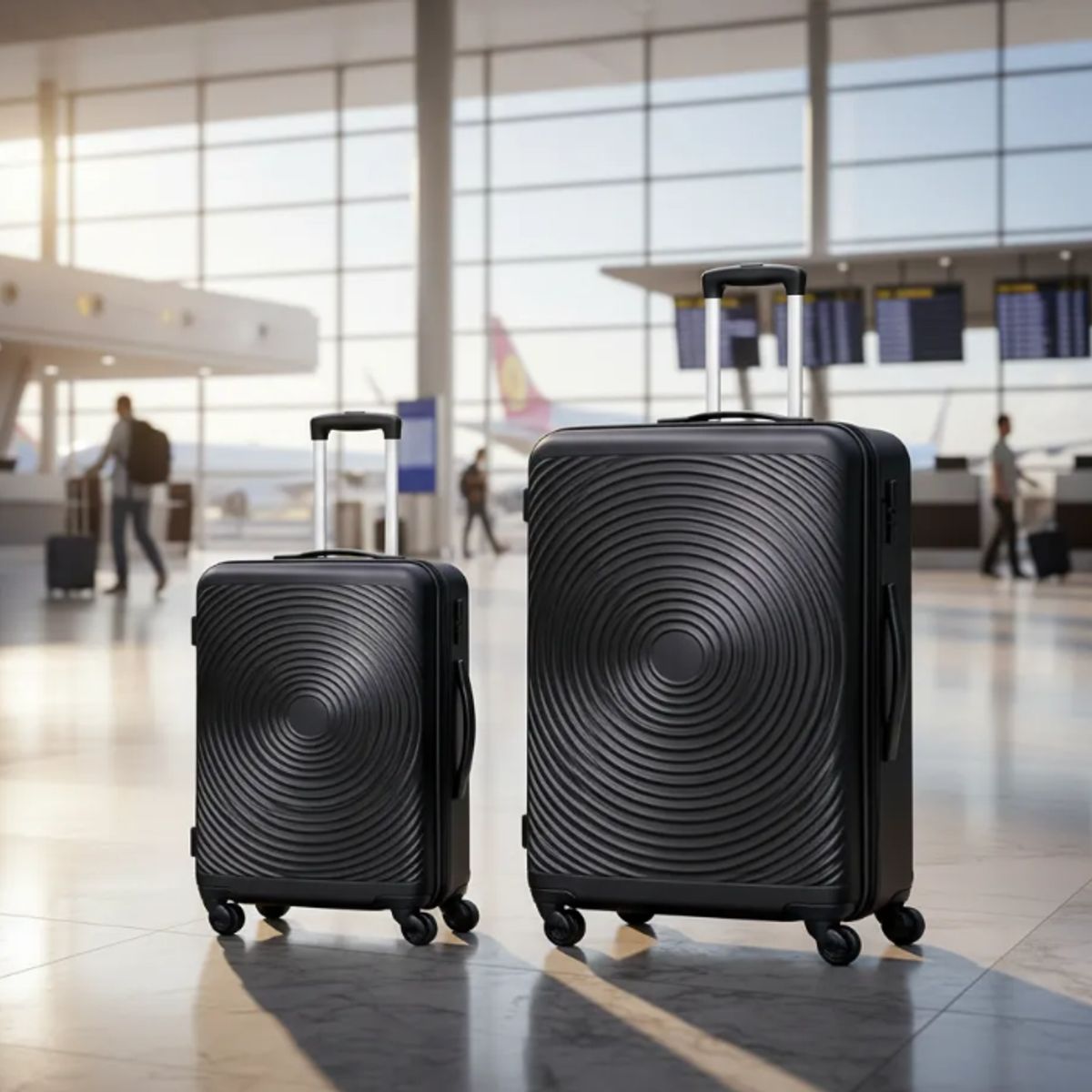 GENERICO - Pack de 2  Maletas Rigidas 10 kg y 18 kg Cabina y Medina