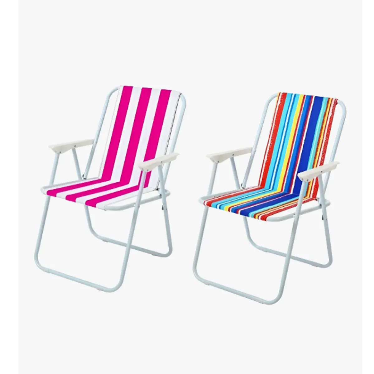 GENERICO - Pack X2 Sillas De Playa Plegable Sillas De Camping Plegables