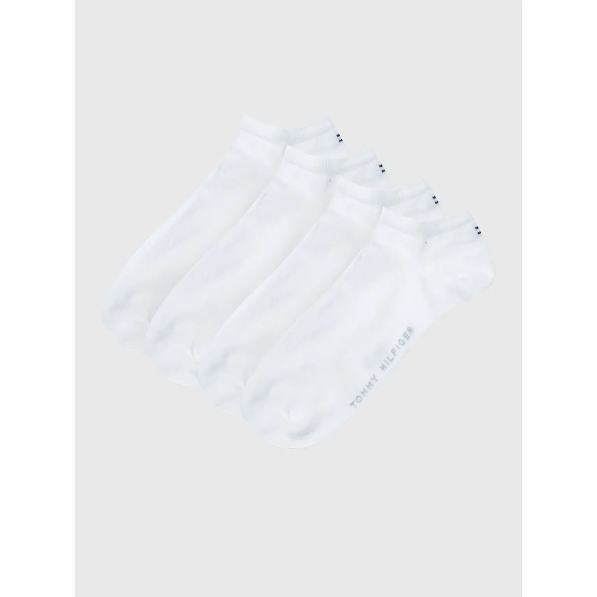 TOMMY HILFIGER - Pack De 2 Pares De Calcetines Con Logo Blanco Tommy Hilfiger