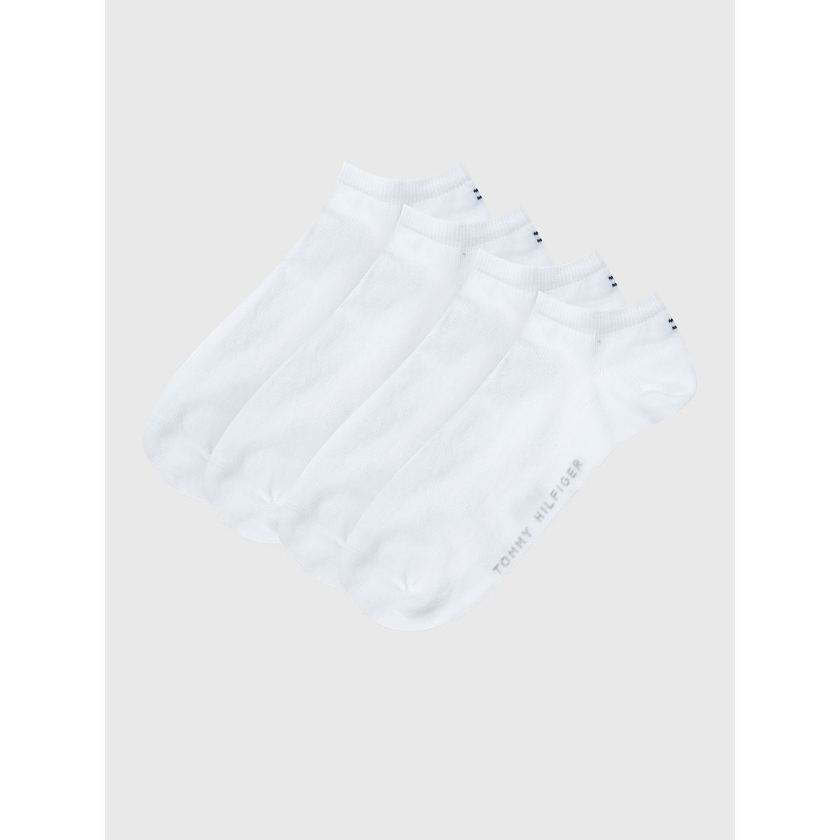 TOMMY HILFIGER - Pack De 2 Pares De Calcetines Con Logo Blanco Tommy Hilfiger