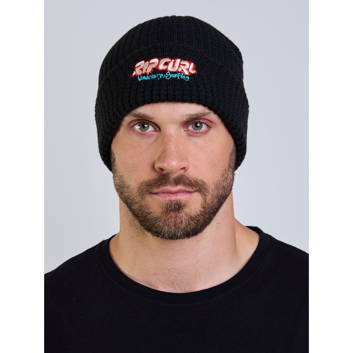 RIP CURL - Gorro Route Negro Hombre Rip Curl