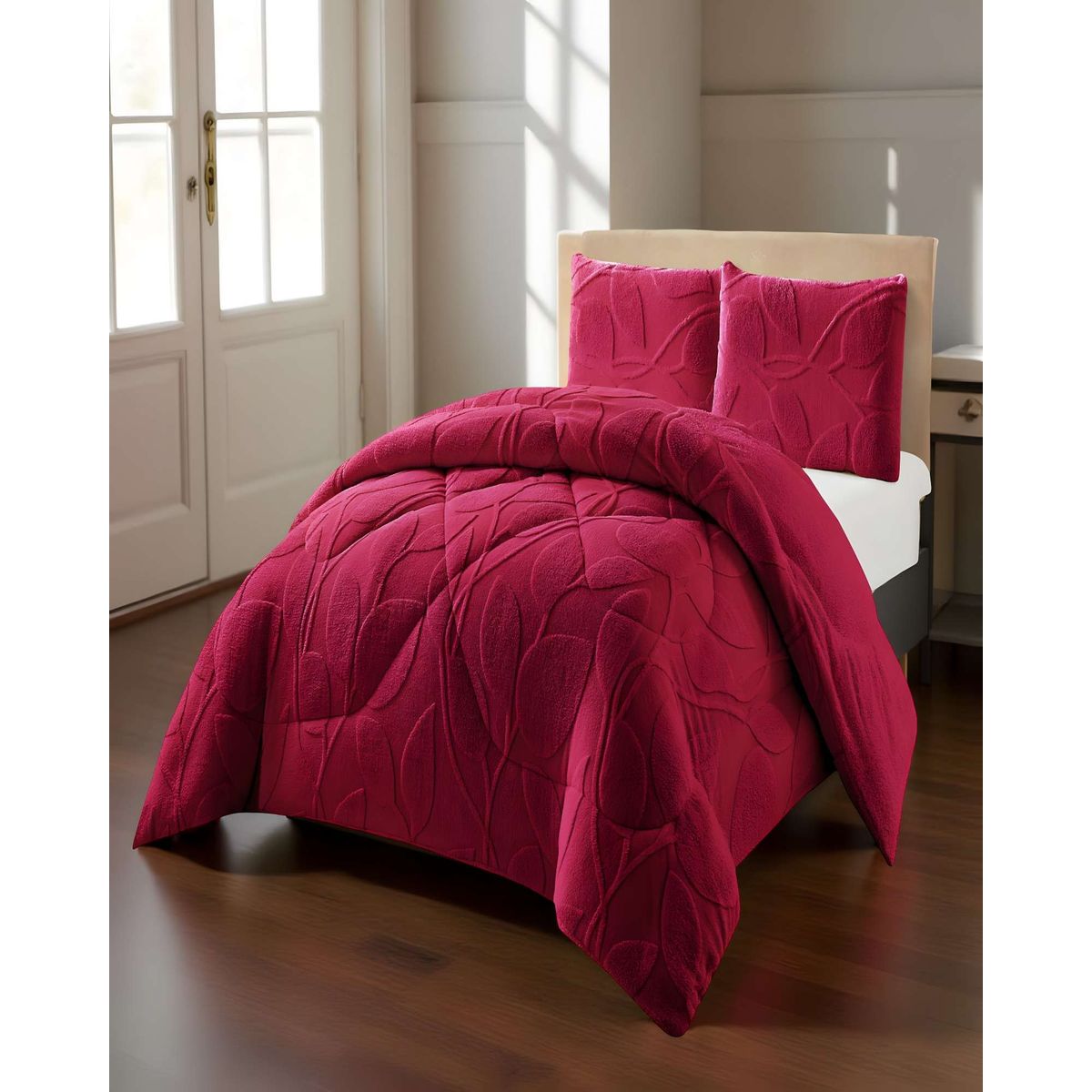 GENERICO - PLUMON DE INVERNO  2 PLAZAS BURDEO 230x250cm