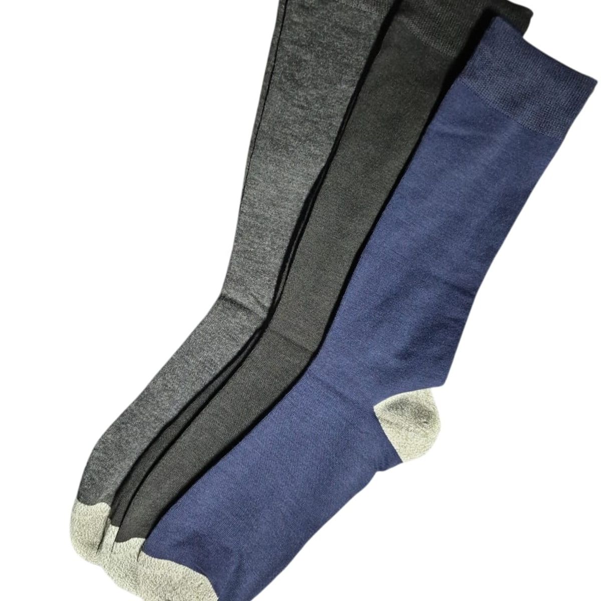 GARSIL - 3 Pares De Calcetines Para Hombre De Algodon Con Fibra De Cobre - Sin Costuras