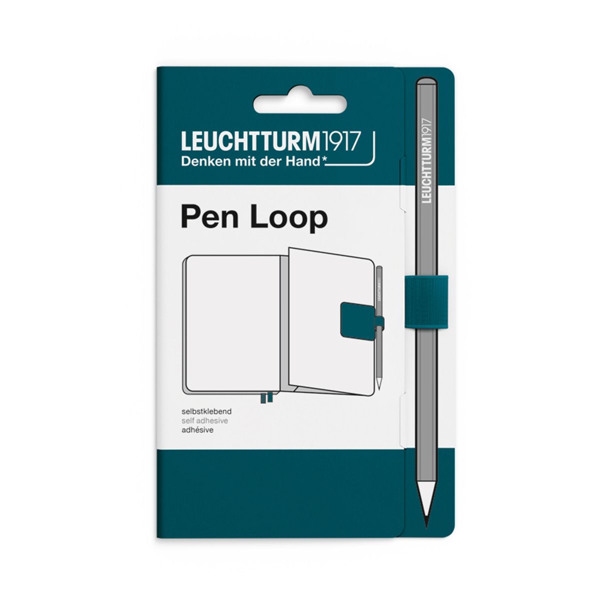 GENERICO - Soporte para Bolígrafos Leuchtturm 1917 Pen Loop Esmeralda