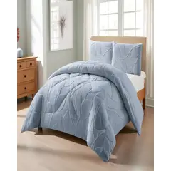 GENERICO - PLUMON DE INVERNO KING CELESTE 250x270cm