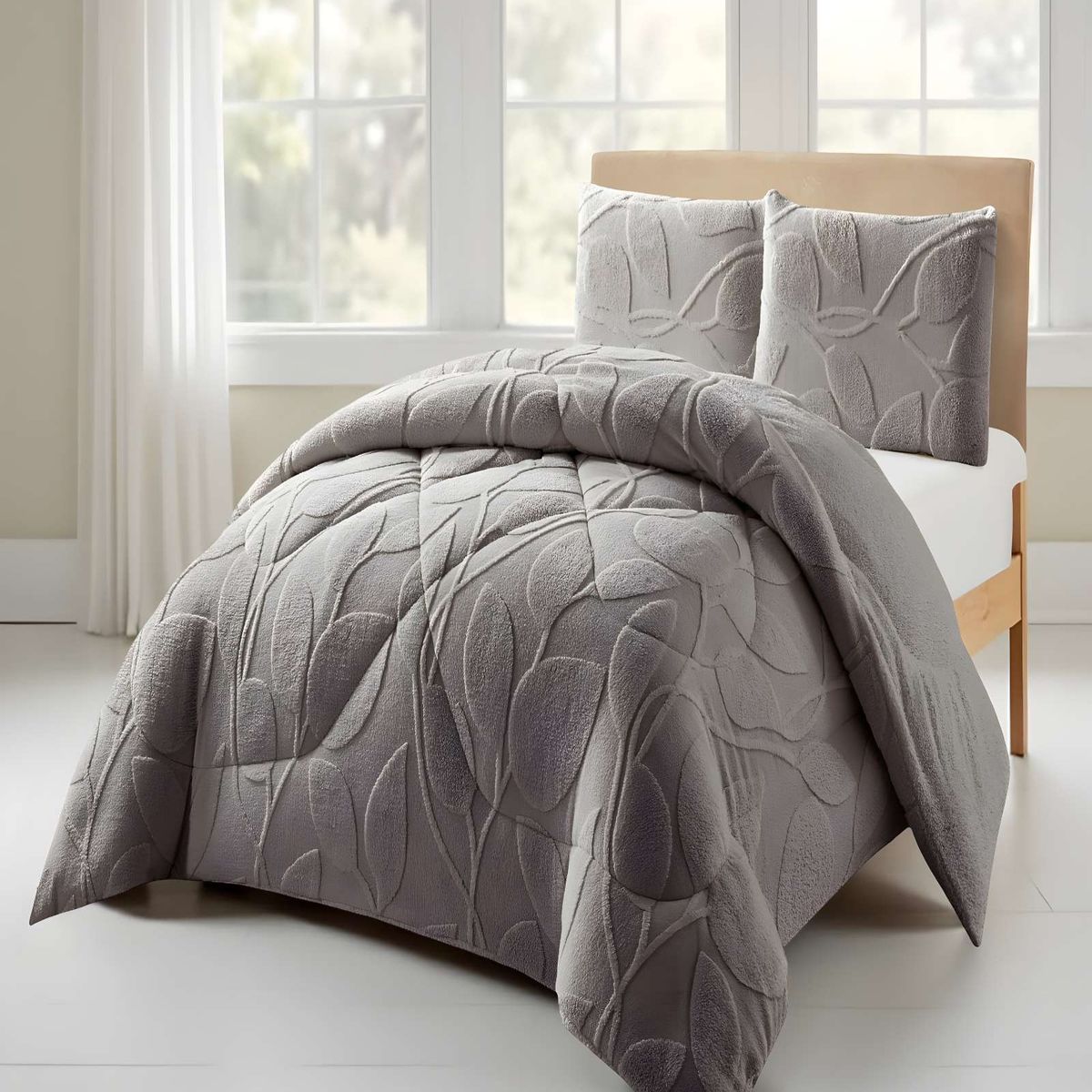 GENERICO - PLUMON DE INVERNO  KING GRIS 250x270cm