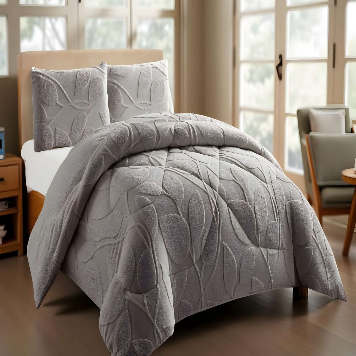 GENERICO - PLUMON DE INVERNO  KING GRIS 250x270cm