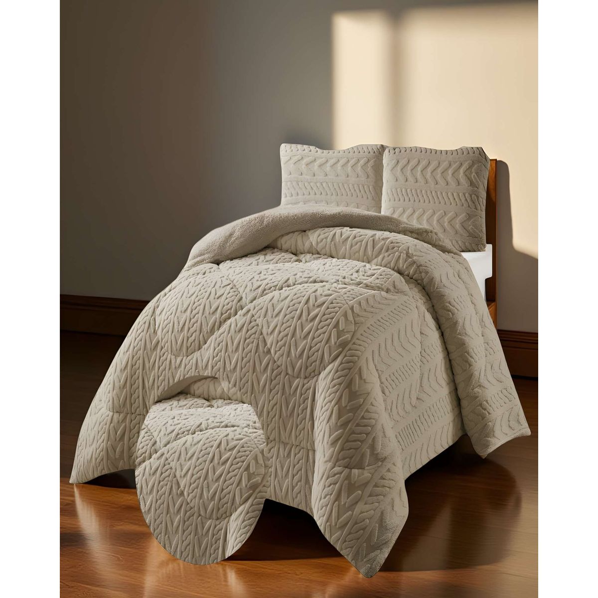 GENERICO - PLUMON DE INVERNO  KING CAFÉ CLARO 250x270cm
