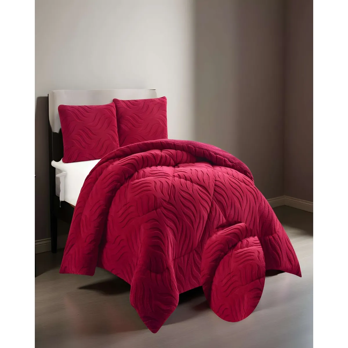GENERICO - PLUMON DE INVERNO  2 PLAZAS BURDEO 230x250cm