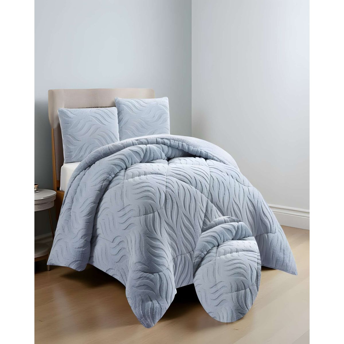 GENERICO - PLUMON DE INVERNO  KING CELESTE 250x270cm
