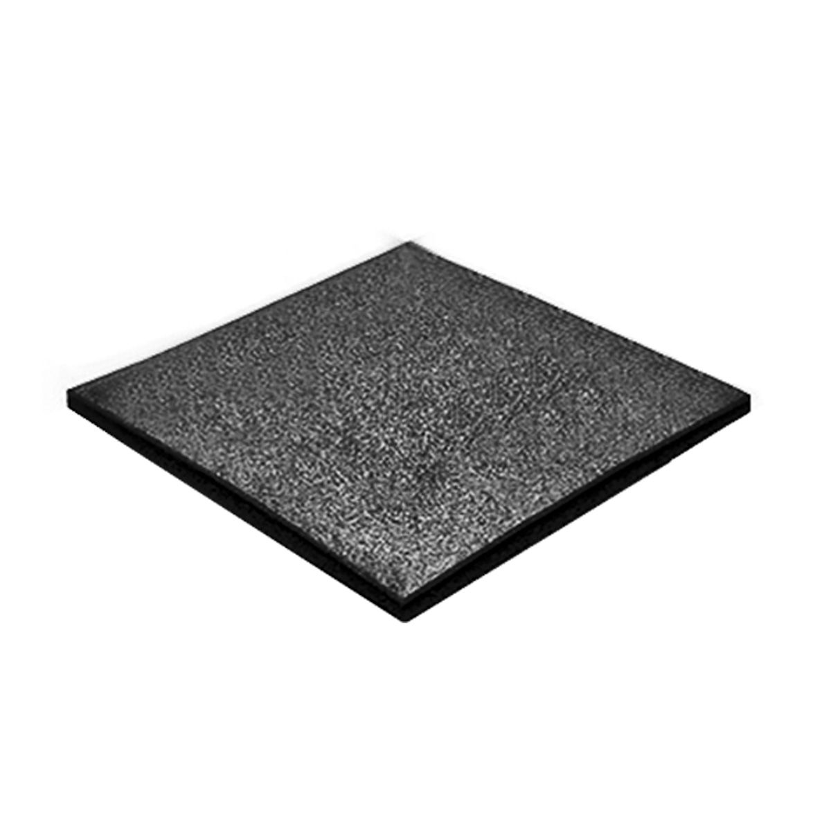 SDFIT - Piso De Caucho Pastelon Outdoor 50 X 50 X 25 Mm Negro