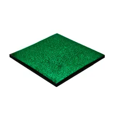 SDFIT - Piso De Caucho Pastelon Outdoor 50 X 50 X 25 Mm Verde
