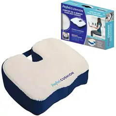 GENERICO - Cojín Gel Espuma Viscoelástica Soporte Lumbar Ergonómico