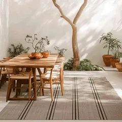 BAZHARS - Alfombra Premium 240X340 cm Stripes 1