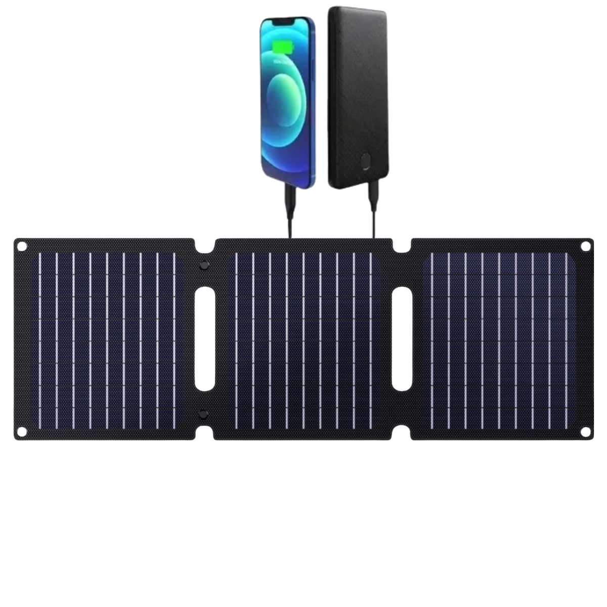 TRUST - Panel Solar Portátil USB de Alta Eficiencia Trust Zuny 20W