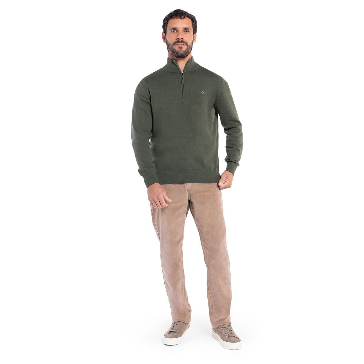 POTROS - SWEATER HALF ZIPPER CASTELLON